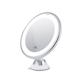 EMKE LED Cosmetic Mirror, 5x Magnification, with A Suction Cup, 360° Rotation